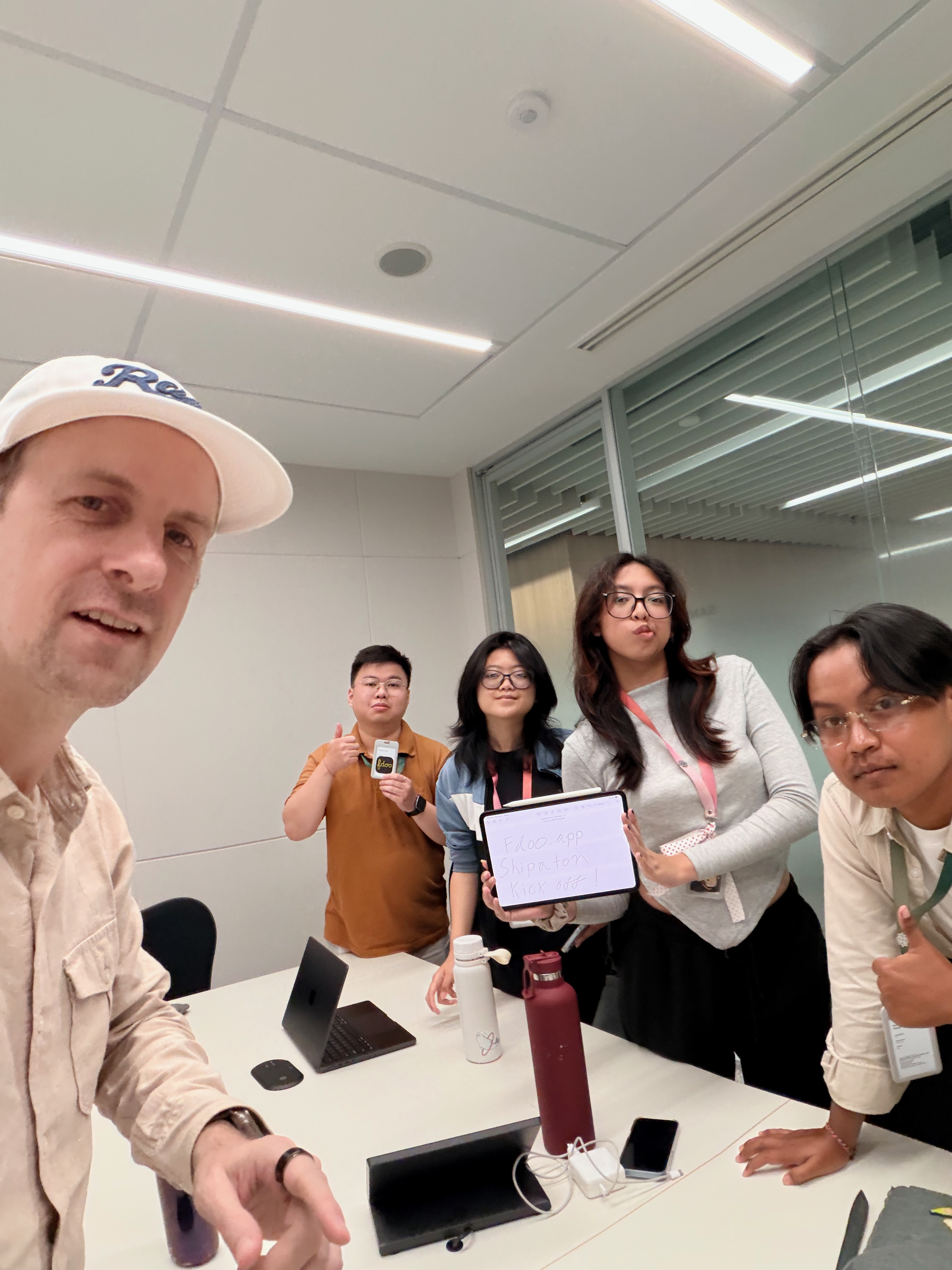 Fdoo Team Photo at RevenueCat Shipaton Kickoff