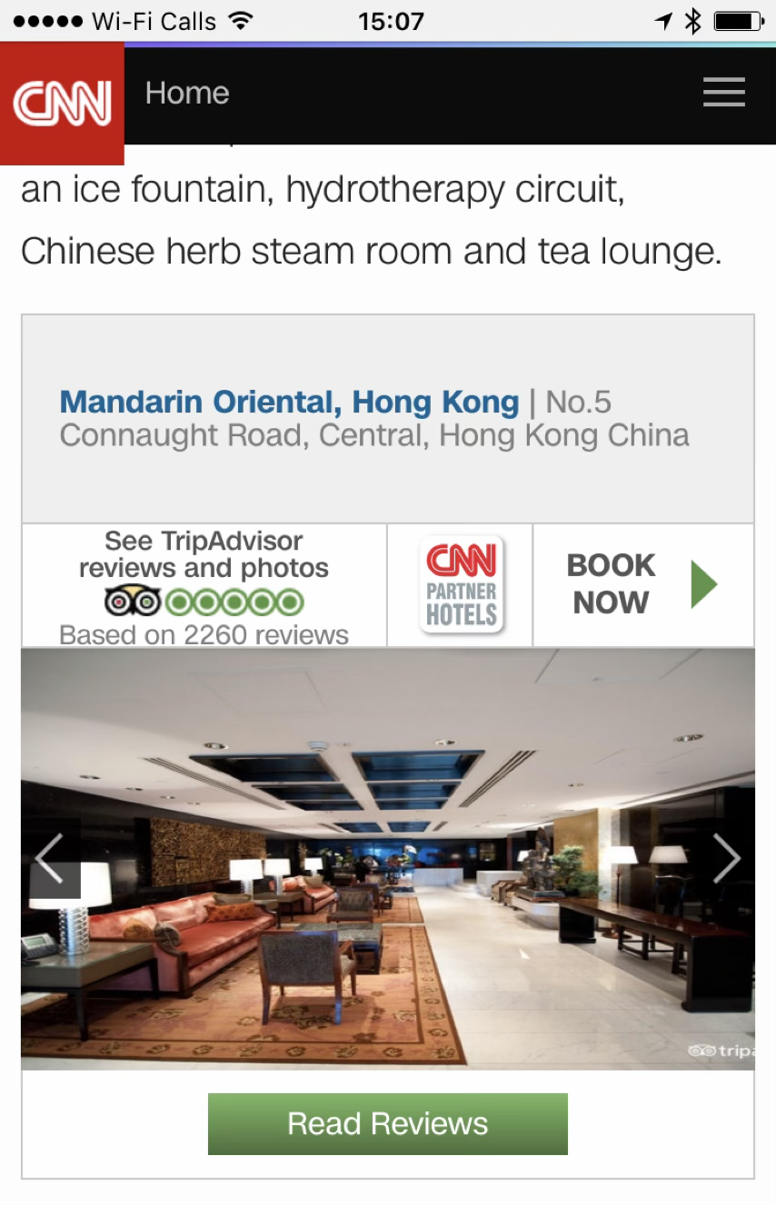 TripAdvisor widget — photos view